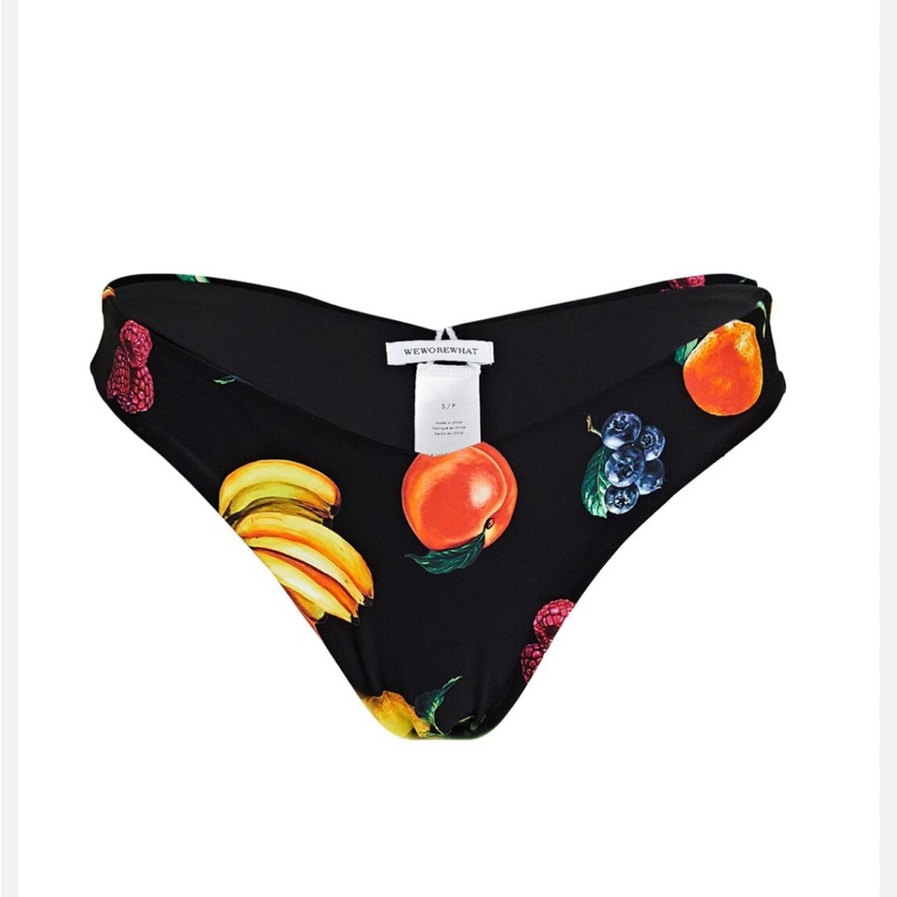 Weworewhat Delilah Printed Bikini Bottoms SZ L